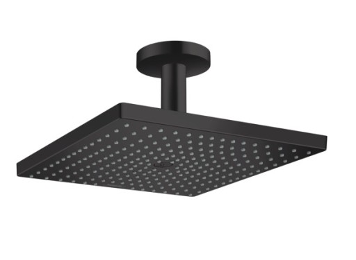 Palarie de dus Hansgrohe Raindance E300 Air cu brat de tavan 158 mm negru mat