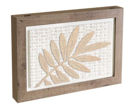 Masca contor electric Leaf, Versa, 46 x 4.5 x 33 cm, MDF