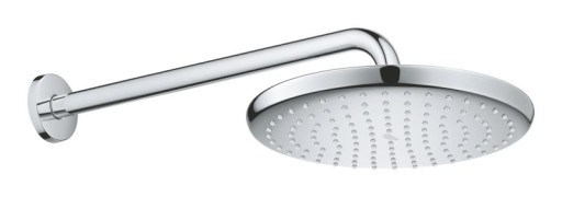 Palarie de dus fix Grohe Tempesta, 1 jet, 250 mm, brat 380 mm, crom - 26663000