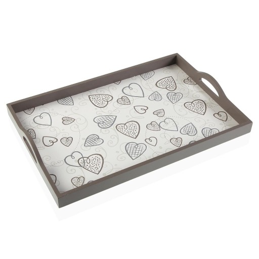 Tava pentru servire Cozy Hearts , Versa, 45 x 30 x 5 cm, MDF