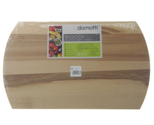 Tocator oval Woody, Domotti, 40x25 cm, lemn