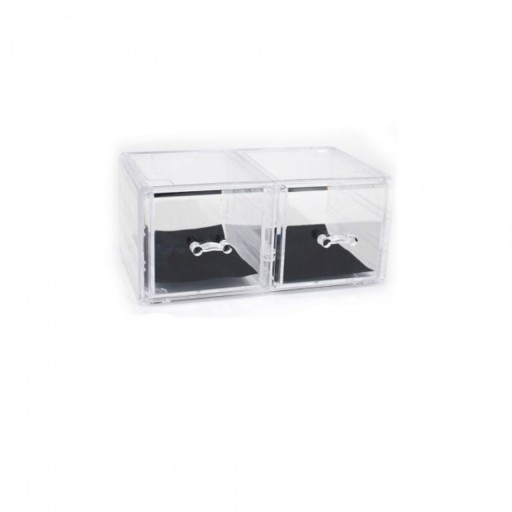 Organizator cu 2 sertare Confortime, 23.5x15.2x10.7 cm, polistiren