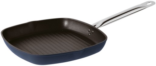 Tigaie tip grill Sambonet Midnight Blue 28x28cm inductie albastru