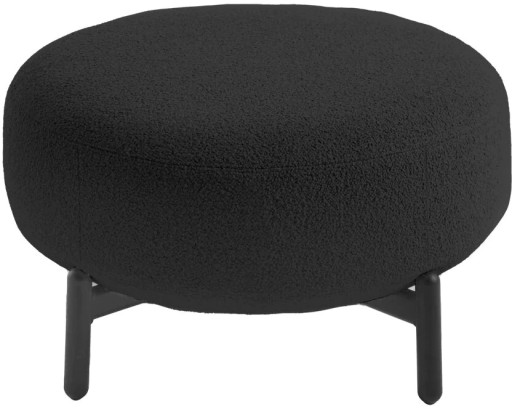 Pouf Kartell Lunam design Patricia Urquiola tapiterie Orsetto Gri