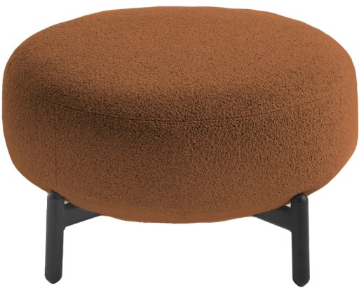 Pouf Kartell Lunam design Patricia Urquiola tapiterie Orsetto Caramiziu