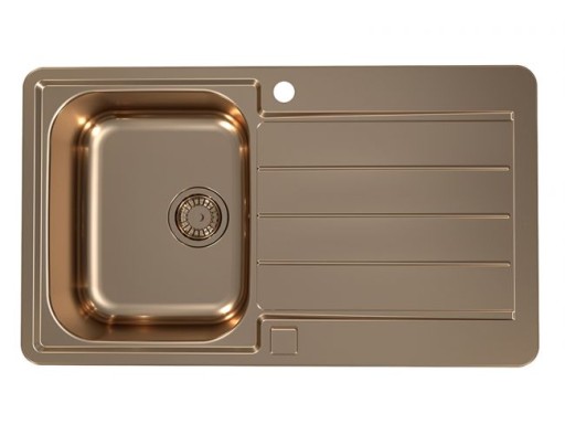 Chiuveta bucatarie Alveus Monarch Line 20 860x500mm inox bronz