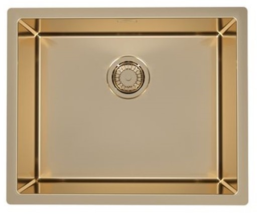 Chiuveta bucatarie Alveus Monarch Quadrix 50 F S 550x450mm inox bronz