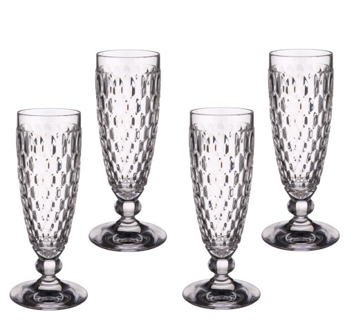 Set 4 pahare sampanie Villeroy & Boch Boston Flute 163mm 0 15l