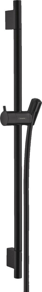 Bara de dus Hansgrohe Unica S Puro 65cm cu furtun 160cm negru mat