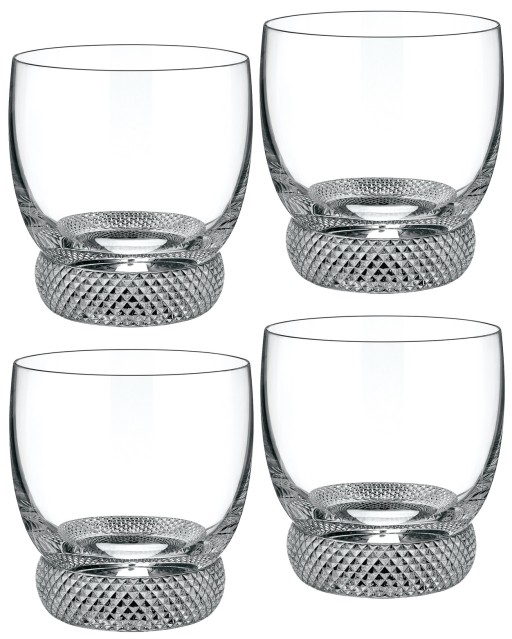 Set 4 pahare whisky Villeroy & Boch Octavie Old-fashioned 92mm 0.36 litri