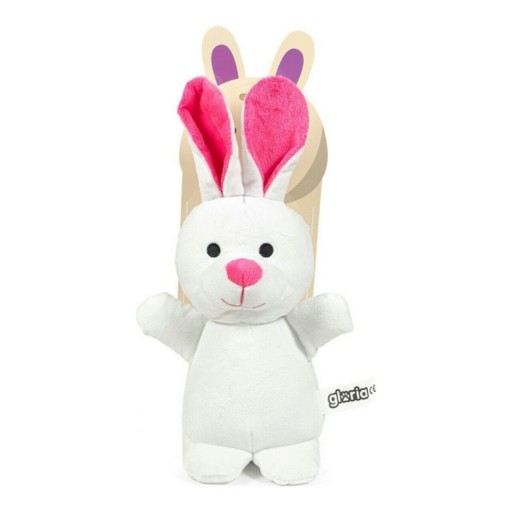 Jucarie de plus pentru caini Rabbit, Gloria, 10 cm, poliester