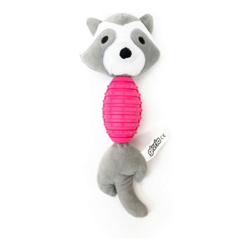 Jucarie cu sunet pentru caini Zar Racoon, Gloria, 33 cm, poliester/cauciuc