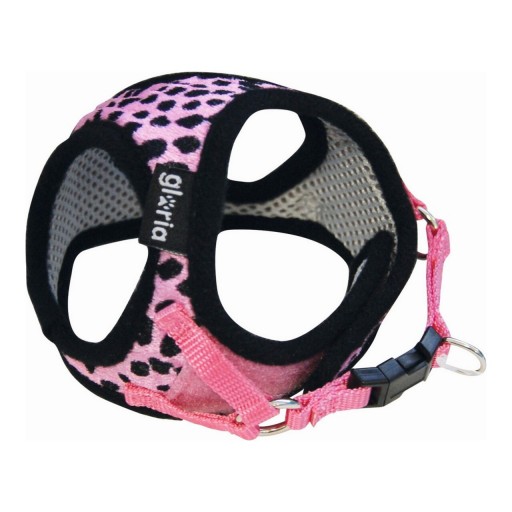 Ham pentru caini Leopard, Gloria, marime XS, 17-22 cm, roz