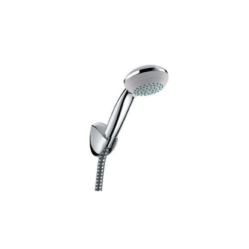 Set dus Hansgrohe Crometta 85 Vario/Porter chrome cu furtun 1250mm