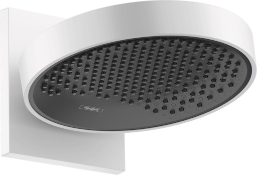 Palarie de dus Hansgrohe Rainfinity 250 1 jet cu placa de conectare la perete alb mat