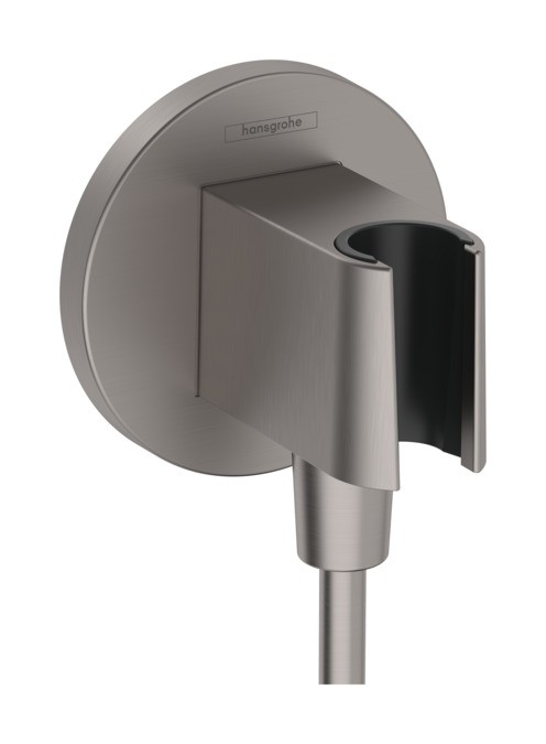 Accesoriu Hansgrohe FixFit S cu agatatoare de dus negru periat