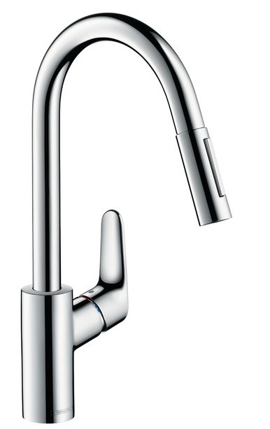 Baterie bucatarie Hansgrohe M4116-H240 ComfortZone 240 dus extractibil cu doua tipuri de jet crom