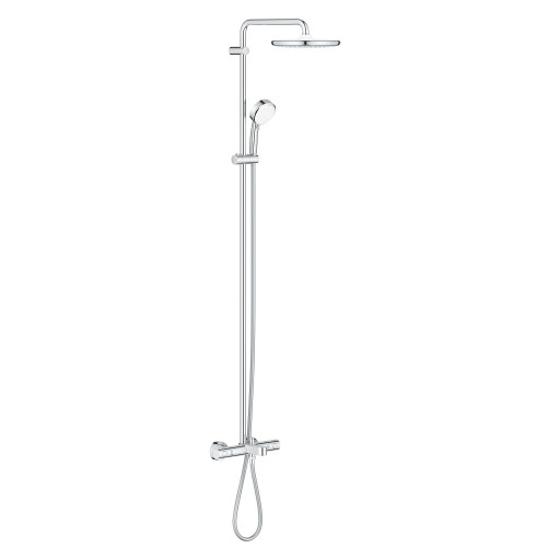 Coloana de dus Grohe Tempesta Cosmopolitan System 250 cu baterie cada termostatata 9.5 l/min crom