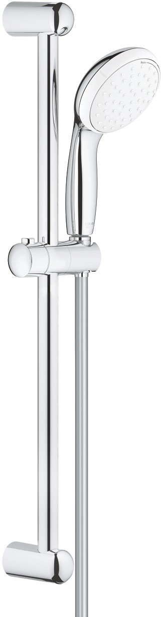 Set de dus Grohe Tempesta 100 II para de dus cu 2 jeturi furtun si bara de 600mm crom