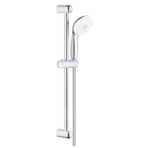 Set de dus Grohe Tempesta 100 cu para de dus 4 jeturi furtun 175cm si bara 60cm crom