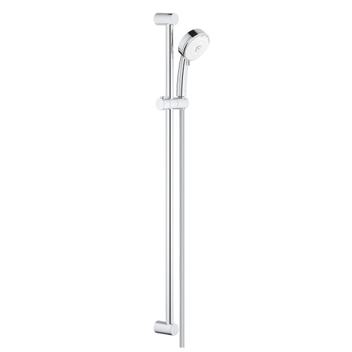 Set de dus Grohe Tempesta Cosmopolitan 100 cu para de dus 3 jeturi furtun 175cm si bara 90cm crom