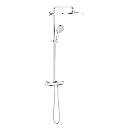 Coloana de dus Grohe Rainshower SmartActive 310 cu baterie termostatata 111cm crom