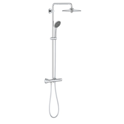 Coloana de dus Grohe Vitalio Joy System 260 cu baterie termostatata 9.5 l/min crom