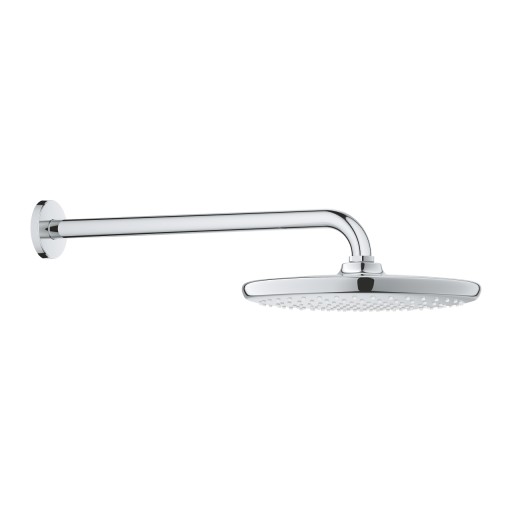 Palarie de dus Grohe Tempesta 250 1 jet cu brat de dus 38cm de perete 9.5 l/min crom