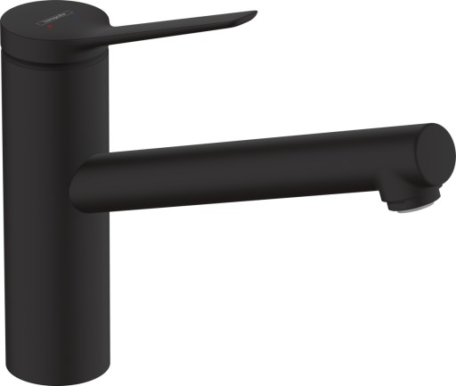 Baterie bucatarie Hansgrohe Zesis M33 150 1 jet negru mat