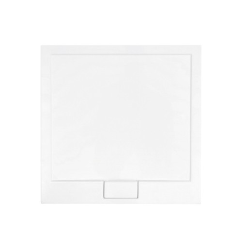 Cadita dus patrata Besco Axim Ultraslim 90x90x4.5cm alb