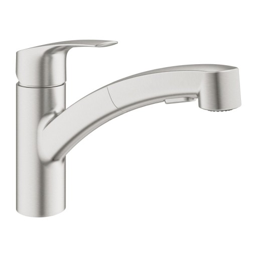 Baterie bucatarie Grohe Eurosmart New, pipa extractibila, supersteel - 30305DC1