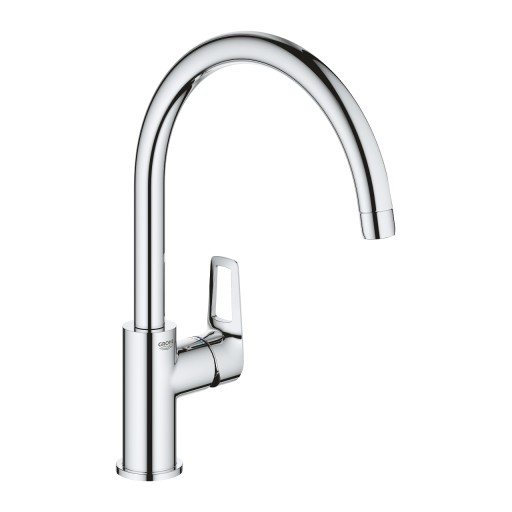 Baterie bucatarie Grohe BauLoop cu pipa C crom