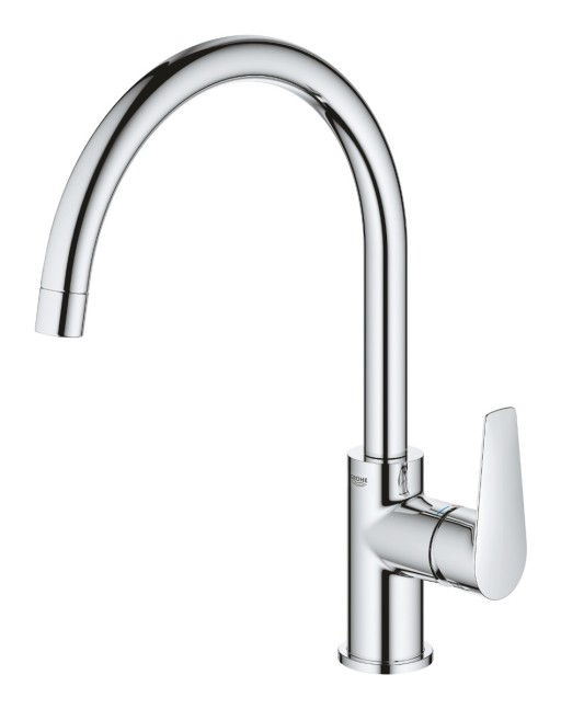 Baterie de bucatarie Grohe Start Edge, pivotanta, monocomanda, crom - 31369001