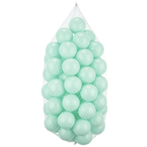 Bile pentru piscina copii, Bubble Pops 50, Plastic, Verde menta