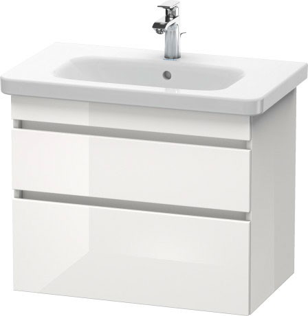 Dulap baza Duravit DuraStyle cu doua sertare 73x44.8cm alb lucios