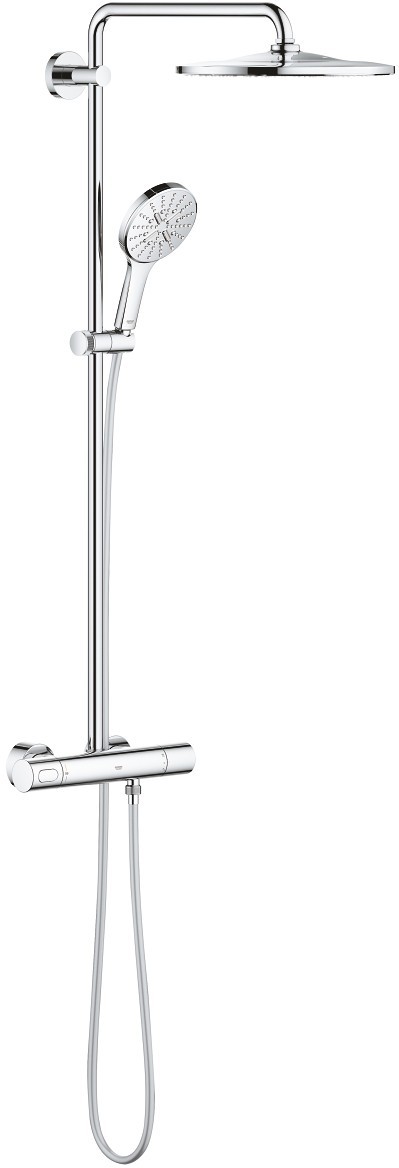 Coloana de dus Grohe Rainshower SmartActive 310 26648000 cu baterie termostatata crom