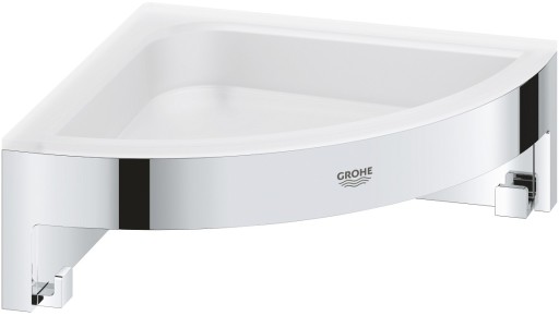 Etajera de dus de colt Grohe Start Cube crom