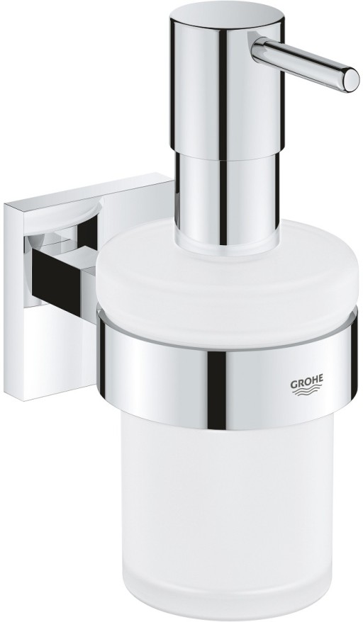 Dozator sapun Grohe Start Cube cu suport de perete crom