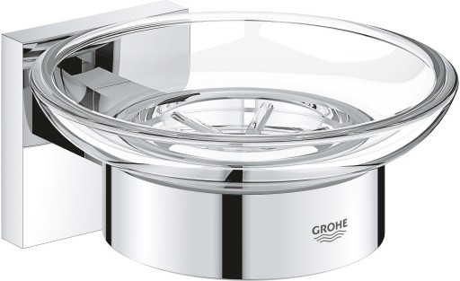 Savoniera Grohe Start Cube cu suport de perete crom