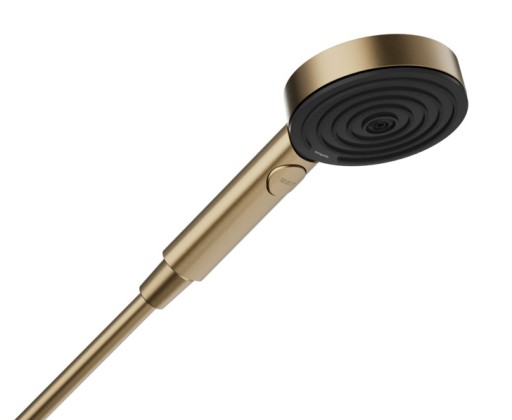 Para de dus Hansgrohe Pulsify Select S 105 Relaxation EcoSmart cu 3 tipuri de jet bronz periat