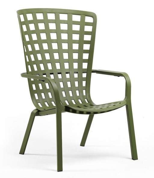 Fotoliu recliner exterior Nardi Folio verde agave