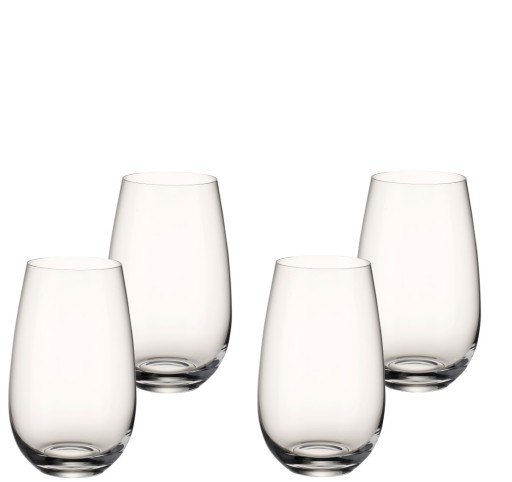 Set 4 pahare apa Villeroy & Boch Entree Tumbler 3 143mm 0 62 litri