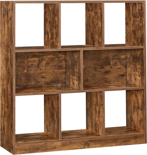 Corp biblioteca Vasagle, 70 x 24 x 190.5 cm, PAL, maro rustic