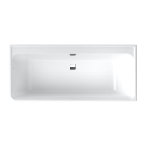 Cada baie Villeroy & Boch Collaro 180x80cm cu panou turnat sistem scurgere inclus orientare dreapta alba