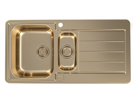 Chiuveta bucatarie Alveus Monarch Line 10 980x500mm inox bronz