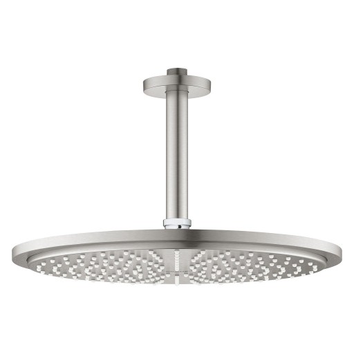 Palarie de dus Grohe RainShower Cosmopolitan 310 si brat de dus 142mm de tavan supersteel