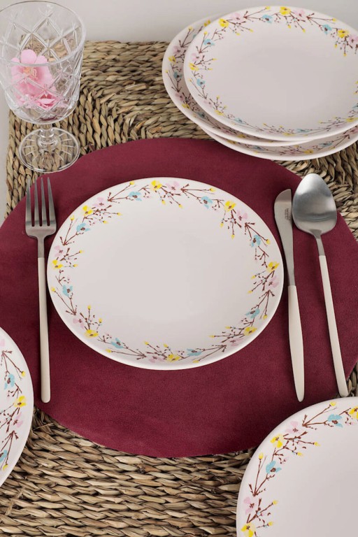 Set farfurii pentru desert, Keramika, 275KRM1262, Ceramica, Multicolor