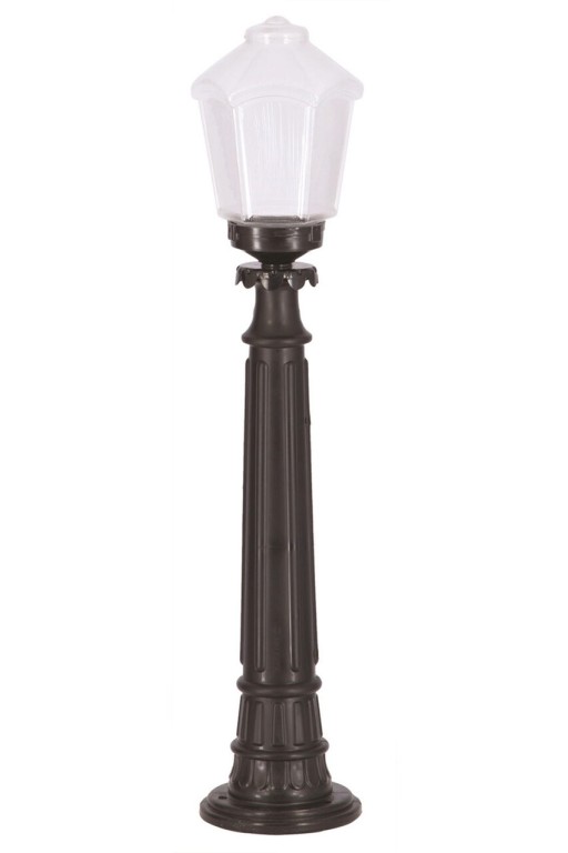 Lampadar de exterior, Avonni, 685AVN1301, Plastic ABS, Negru