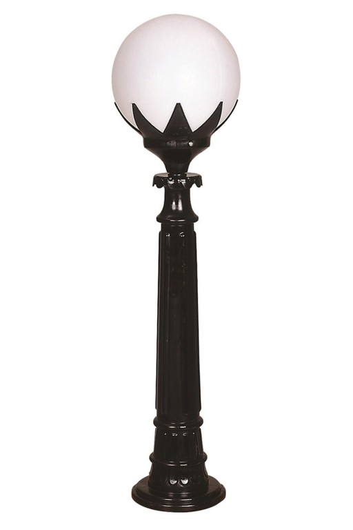 Lampadar de exterior, Avonni, 685AVN1360, Plastic ABS, Alb/Negru