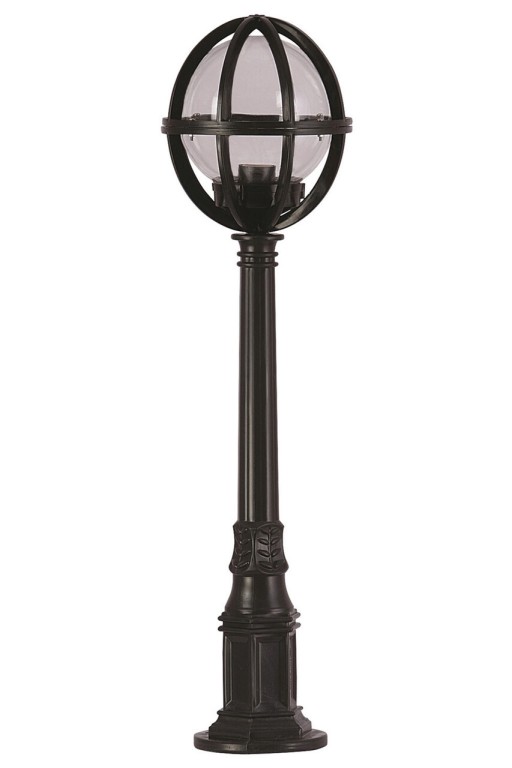 Lampadar de exterior, Avonni, 685AVN1102, Plastic ABS, Negru